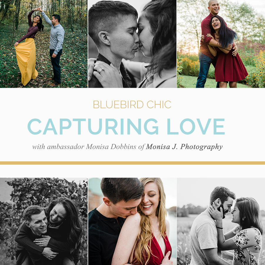 Capturing Love - ideas for photographing authentic couple's photos | Monisa Dobbins | Bluebird Chic